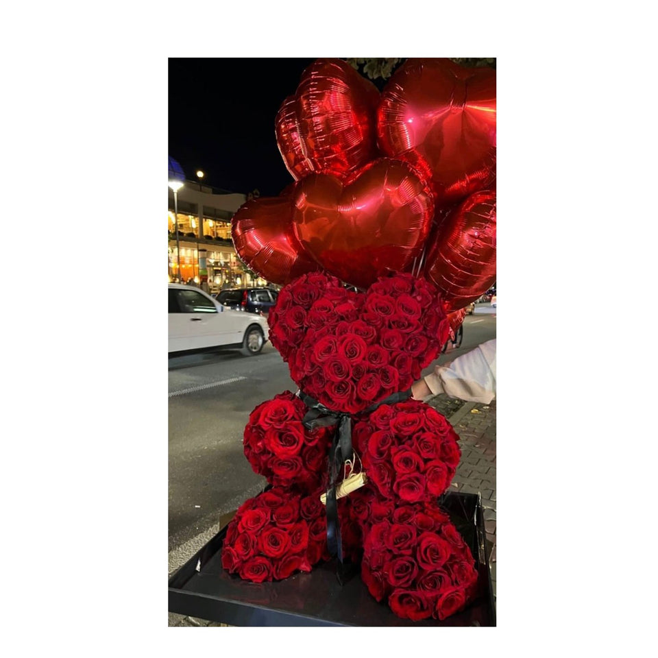 Flores con globos