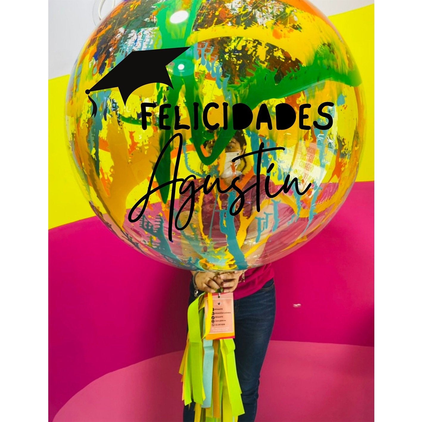 Globo gigante splash personalizado - Sweet Surprise Boutique