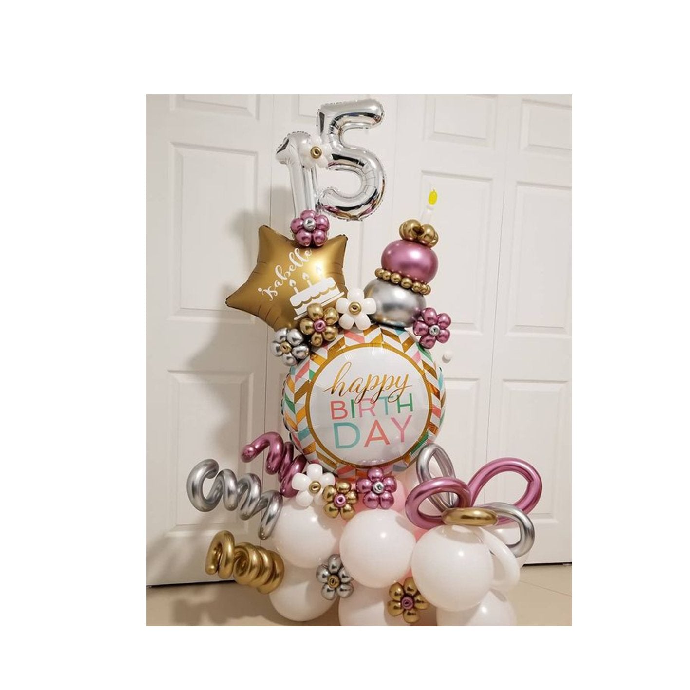 Arreglo de globos para Cumpleaños - Sweet Surprise Boutique