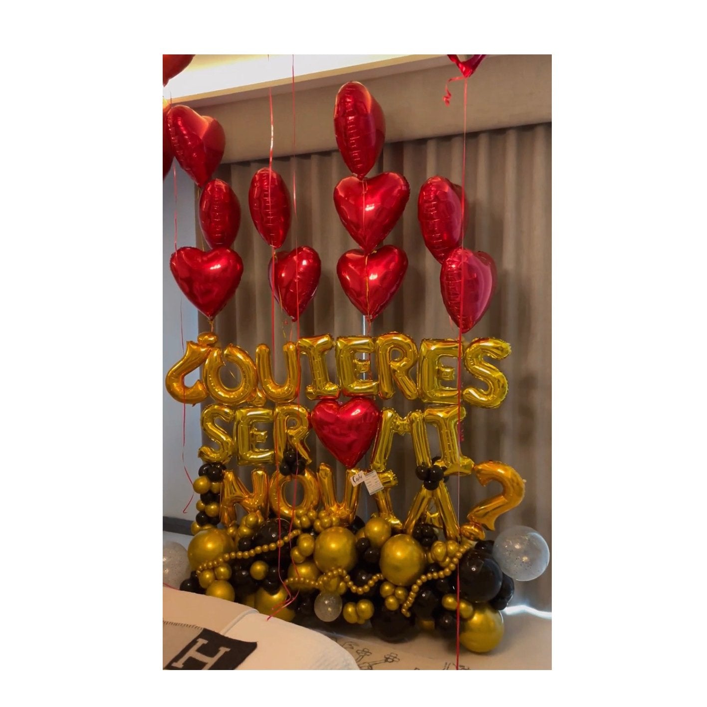 Arreglo de globos para pareja - Sweet Surprise Boutique