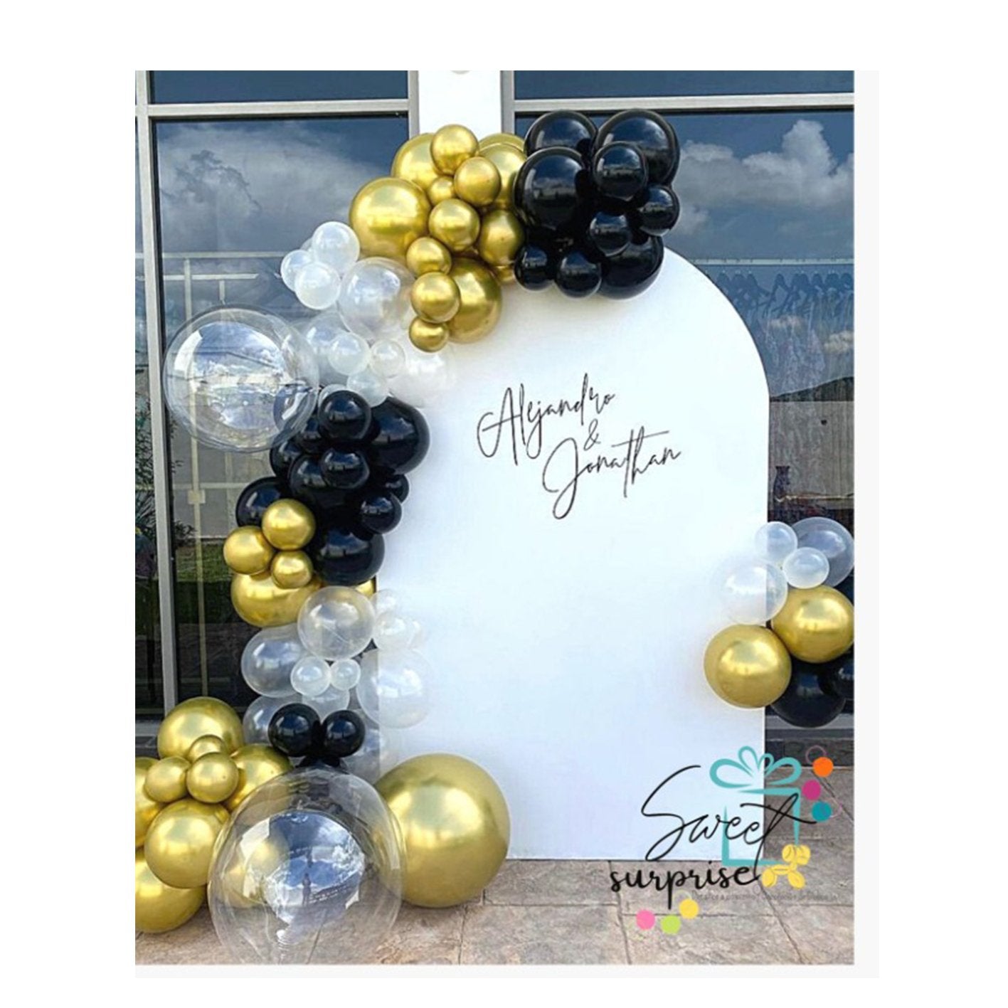 Mampara de Globos - Boda - Sweet Surprise Boutique