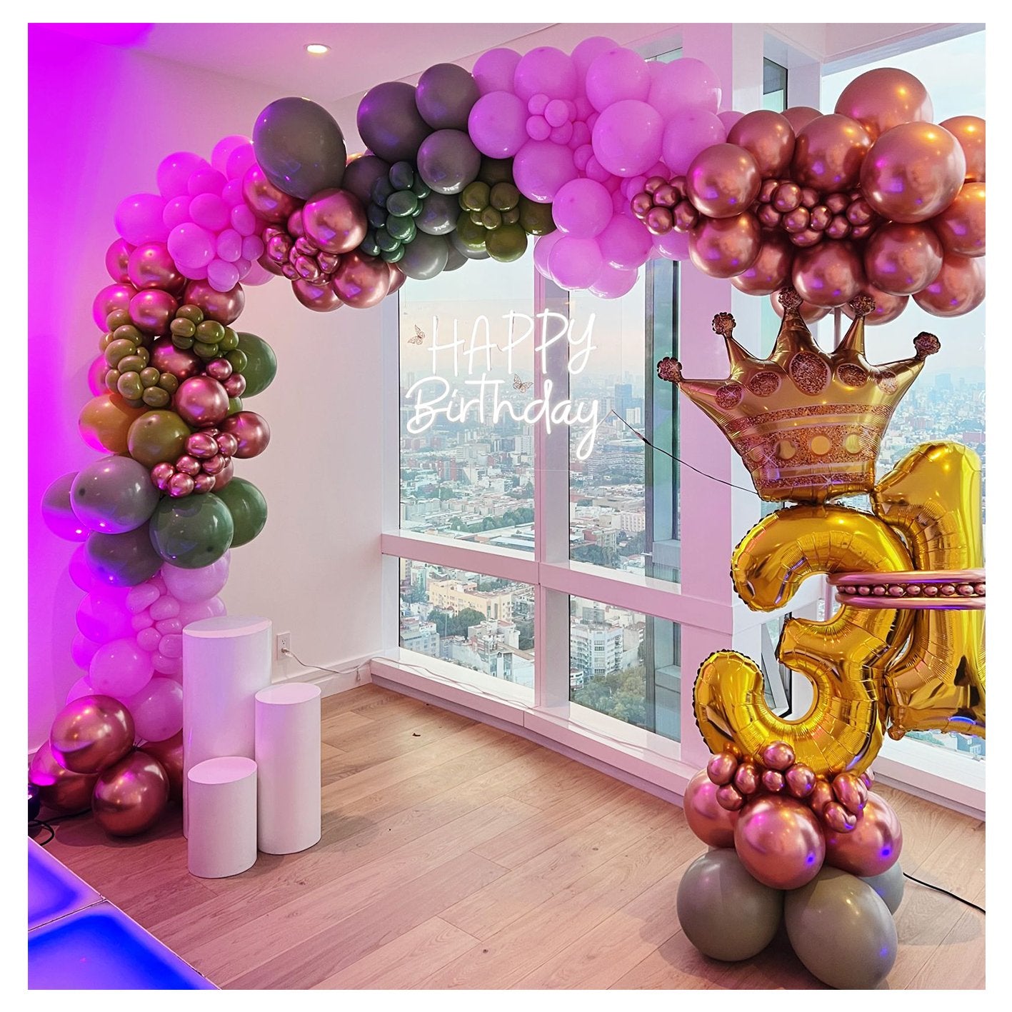 Medio arco de globos - Sweet Surprise Boutique