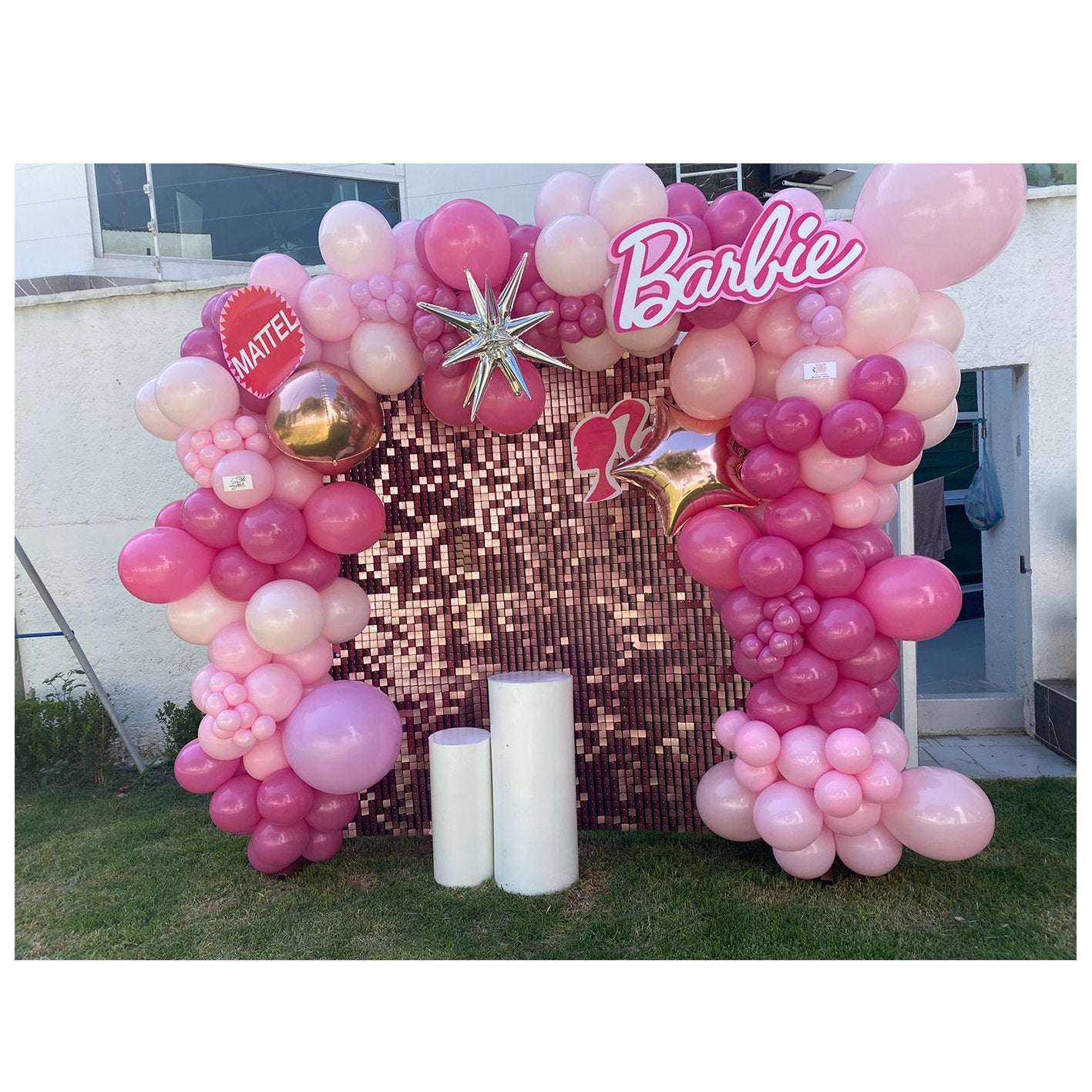 Pared Shimmer - Cumpleaños Barbie - Sweet Surprise Boutique